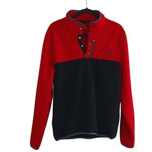 RED and BLACK HALF-ZIP PULLOVER by SPYDER
